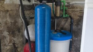 Whole house water filtration and softening system installed by Pro Speedy Plumbers.