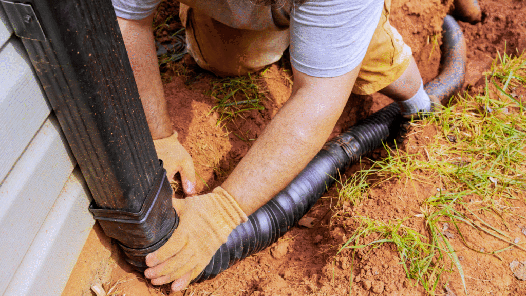 Proper drainage installation helps prevent frozen pipes and winter blockages in UK homes.